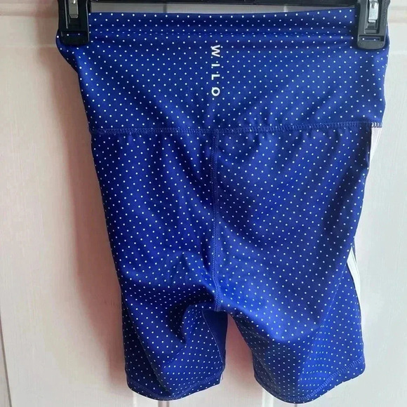 Wilo The Label Polka V Waist Athletic Biker Short XS NWT $54 - Picture 3 of 6
